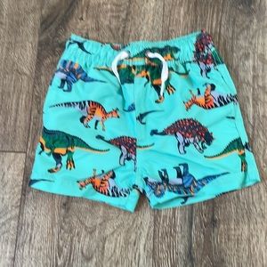 Hanna Andersson swim trunks dinosaurs size 18-24 months